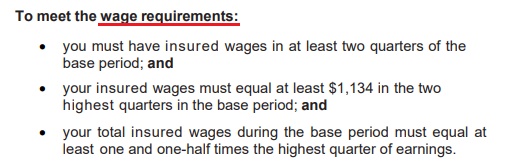wage requirements - georgia unemployment