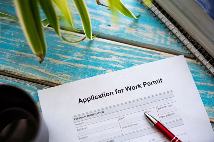 Application for a work permit