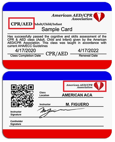 cpr certification card