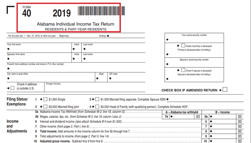 alabama state tax form