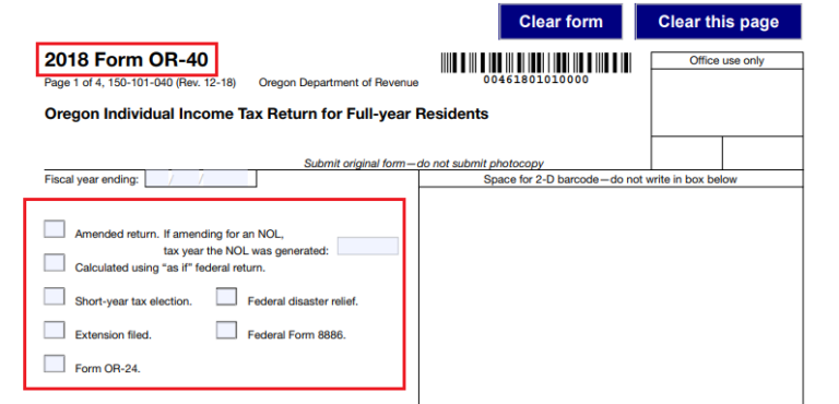 Who must file income taxes in oregon